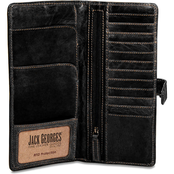 Jack Georges Voyager Large Zip-Around Travel Wallet