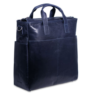 Voyager Tote #7925 Navy front quarter view
