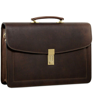 Belting Slim Combination Lock Briefcase Sample