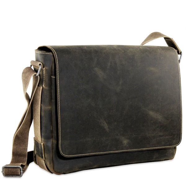 Georgetown Leather Design retailer Natural Leather Messenger Bag