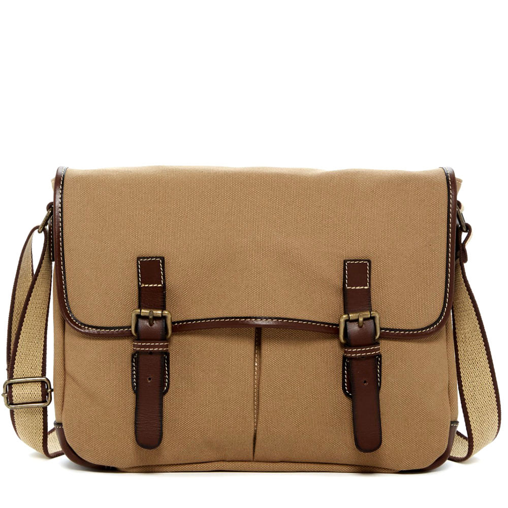 Canvas messenger bag mens on sale