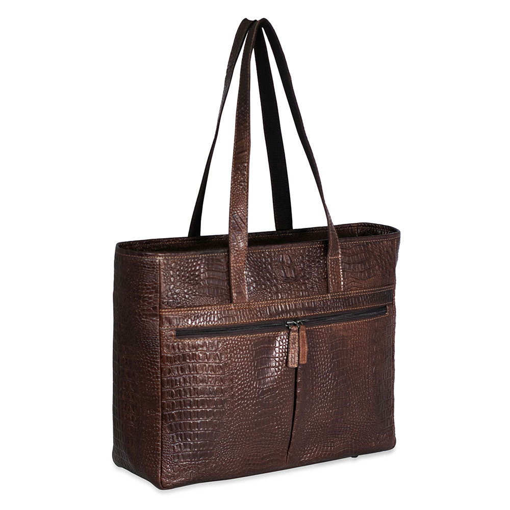 S11 LEATHER BRIDGE TOTE BAG トートバッグBrown｜トートバッグ