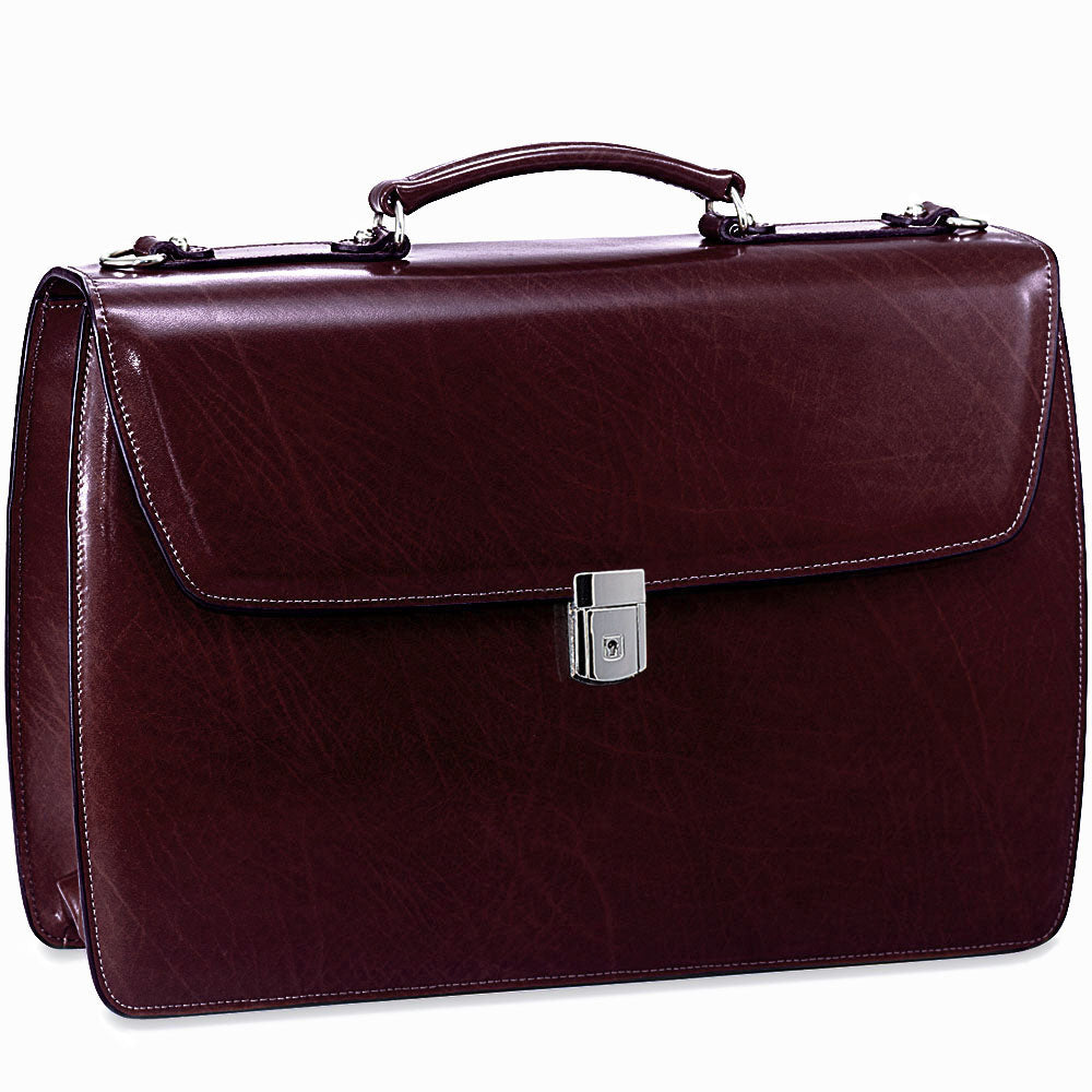 Elements Professional Leather Briefcase #4402 - Jack Georges