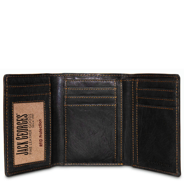 Jack Georges Patent Collection Tri-Fold Black