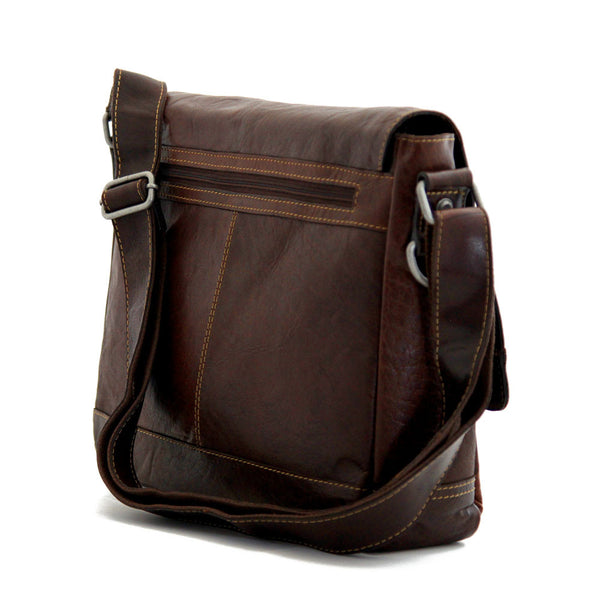 Leather Messenger Bag Voyager #7314 - Lifetime Warranty | Jack Georges