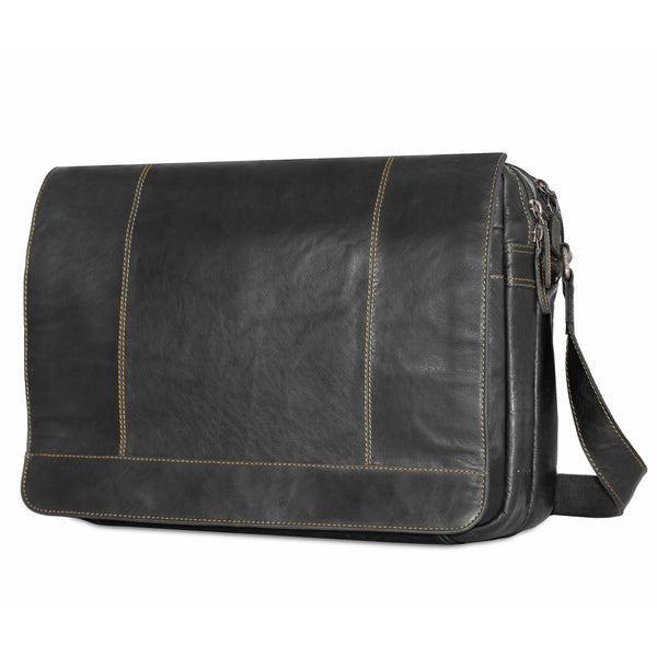 Buy Black Fashion Bags for Men by Leather World Online | Ajio.com