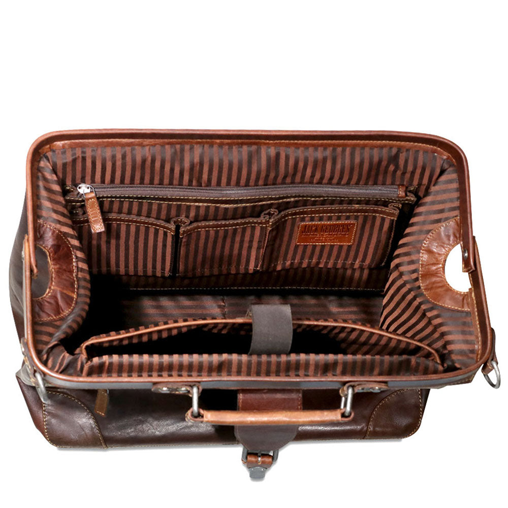 Jack Georges Voyager Classic Doctor Bag Brown