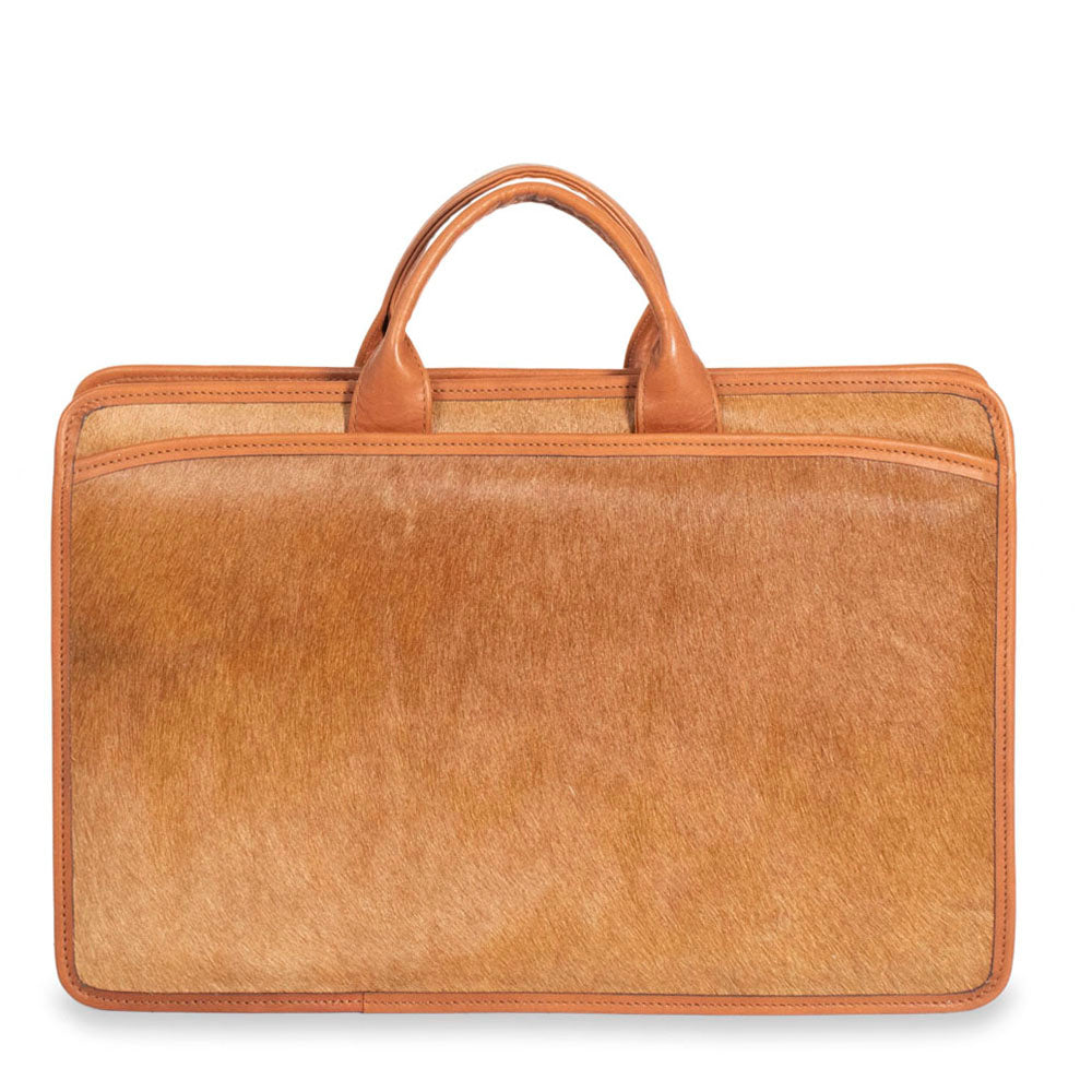 Tan leather briefcase hot sale